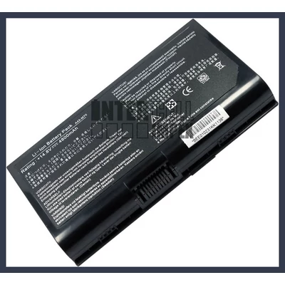 Asus F70 G71 G72 M70 N70 N90 X71 X72 Series A42-M70 4400mAh 8 cella notebook/laptop akku/akkumulátor fekete utángyártott
