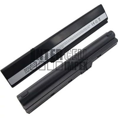 Asus A52 K42 K52 series A31-K52 A32-K52 A41-K52 A42-K52 6600mAh 10.80V 9 cella 71Wh fekete notebook/laptop akku/akkumulátor utángyártott