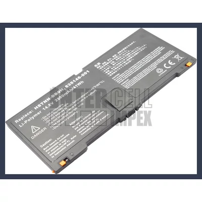 HP FNO4 2600 mAh 4 cella fekete notebook/laptop akku/akkumulátor utángyártott