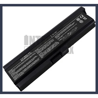 Toshiba PA3817U-1BRS 6600 mAh 9 cella fekete notebook/laptop akku/akkumulátor utángyártott