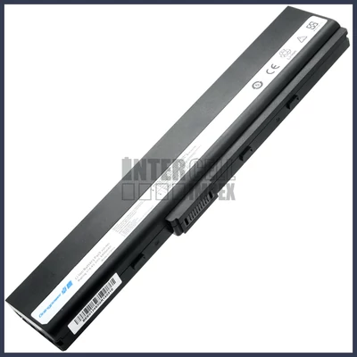 Asus N82 N82J N82JQ N82JV N82E N82EI series A32-N82 A42-N82 4400mAh 8 cella notebook/laptop akku/akkumulátor fekete utángyártott