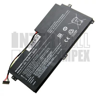 Samsung NP370R4E 3400 mAh 6 cella fekete notebook/laptop akku/akkumulátor utángyártott