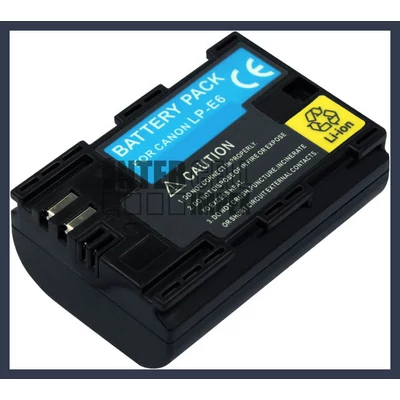 Canon LP-E6 7.4V 2000mAh utángyártott Lithium-Ion kamera/fényképezőgép akku/akkumulátor