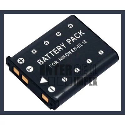 Nikon Coolpix S3000 3.7V 1200mAh utángyártott Lithium-Ion kamera/fényképezőgép akku/akkumulátor