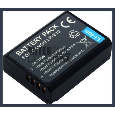 Canon LP-E10 7.4V 1100mAh utángyártott Lithium-Ion kamera/fényképezőgép akku/akkumulátor