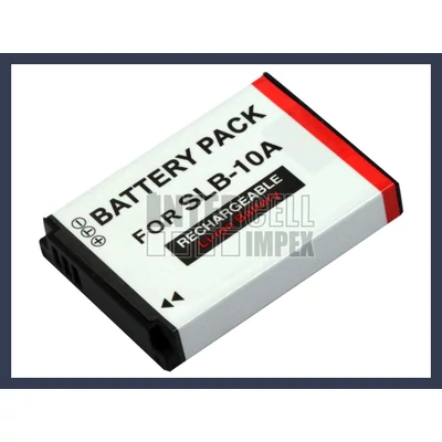 Samsung SLB-10A 3.7V 1000mAh utángyártott Lithium-Ion kamera/fényképezőgép akku/akkumulátor