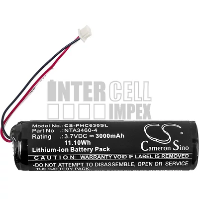 Philips Avent SCD620 SCD630 SCD630/37 series NTA3459-4 NTA3460-4 3.7V 3000mAh 11.10Wh Li-Ion bébiőr akkumulátor utángyártott