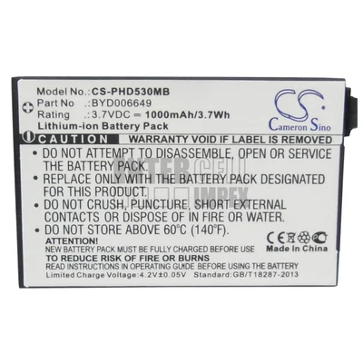 Philips Avent Eco SCD535 DECT SCD535/00 SCD530 SCD536 SCD540 series BYD001743 BYD006649 3.7V 1000mAh 3.70Wh Li-Ion bébiőr akkumulátor utángyártott