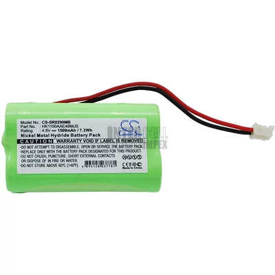 Summer Infant 02090 0209A 0210A 02720 series 02100A-10 HK1100AAE4BMJS 4.8V 1500mAh 7.2Wh NiMh bébiőr akkumulátor utángyártott