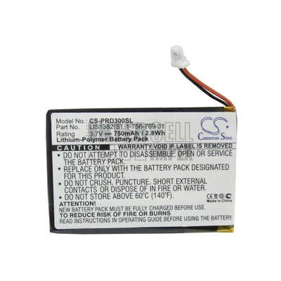 Sony PRS-300 PRS-300BC PRS-300RC PRS-300SC series 1-756-769-31 9702A50844 9924A60515 LIS1382(S) 3.7V 750mAh 2.8Wh Li-Polymer E-book reader/könyvolvasó akkumulátor utángyártott