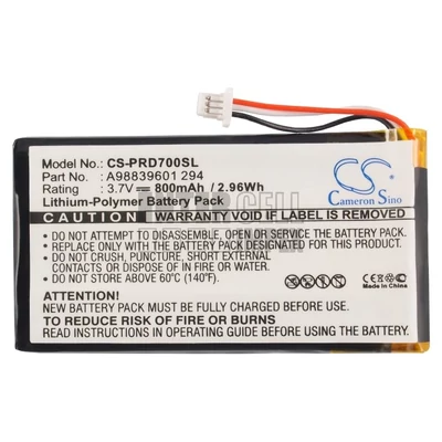 Sony PRS-700 PRS-700BC series A98839601 294 3.7V 800mAh 2.96Wh Li-Polymer E-book reader/könyvolvasó akkumulátor utángyártott