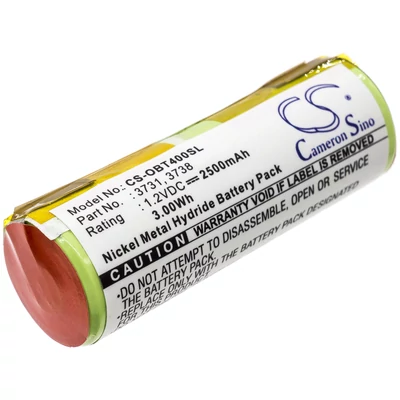 Braun Oral-B Triumph 4000 5000 9000 9400 9900 (3731 3738) Professional Care 8000 8300 8500 9500 9900 49mm 1.2V 2500mAh 3Wh Ni-Mh fogkefe akku/akkumulátor 
