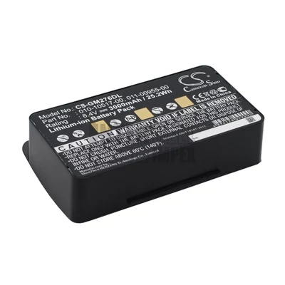 Garmin 010-00543-00 100054300 3580100054300 EGM478 GPSMAP 276 276c 296 376 376C 378 478 495, GPSMAP478 series 010-10517-00 010-10517-01 011-00955-00  8.4V Li-ion 3000mAh / 25.20Wh GPS akkumulátor utángyártott