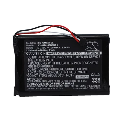 Garmin Approach G7 series KH44BH48D6DE5 3.7V Li-ion 1000mAh / 3.70Wh GPS akkumulátor utángyártott