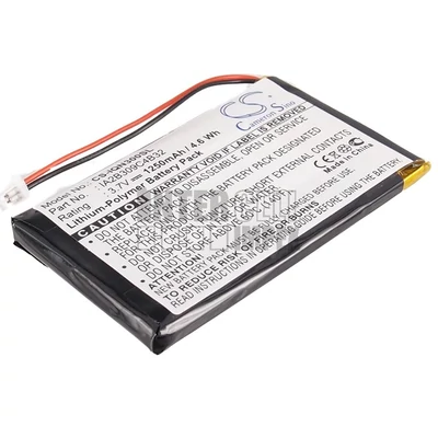 Garmin Nuvi 300 300T 310 310D 310T 350 350T 360 360T 370 series 010-00538-78 361-00019-02 361-00019-06 IA2B309C4B32 3.7V Li-Polymer 1250mAh GPS akkumulátor utángyártott