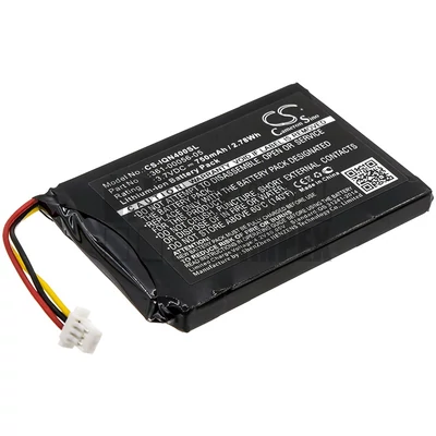 Garmin Nuvi 40 40LM 52 52LM 56LMT 66LM 68LMT series 361-00056-05 361-00056-11 3.7V Li-ion 750mAh / 2.78Wh GPS akkumulátor utángyártott