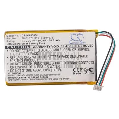 Nokia 500 PD-14 series 20-01673-01B 84504072 3.7V Li-Polymer 1300mAh / 4.81Wh GPS akkumulátor utángyártott