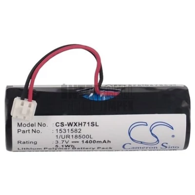 Wella Xpert HS71 Xpert HS71 Profi Xpert HS75 series 1/UR18500L 1531582 3.7V 1400mAh 5.18Wh Li-Ion hajvágógép akkumulátor utángyártott