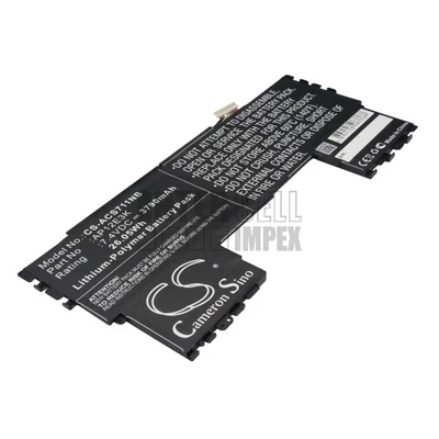 Acer Aspire S7-191-53314G12ass 7.4V 3790mAh 4 cella Li-Polymer notebook/laptop akku/akkumulátor