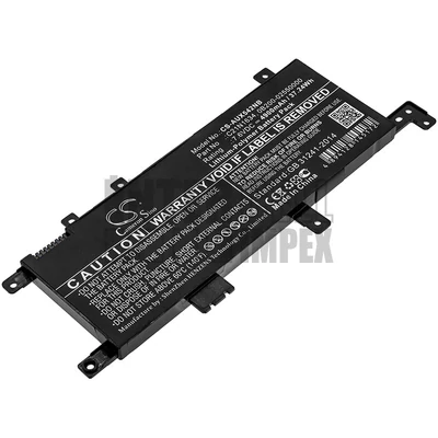 Asus A580B A580UF A580UR F542UA F542UF P1501UA R542U R542UA VivoBook 15 X542BA X542UF X542UN X542UR series C21N1634 7.6V 4900mAh 37Wh 2 cella notebook/laptop akku/akkumulátor utángyártott