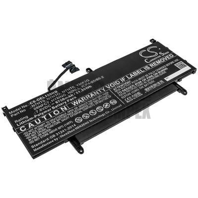 Dell Latitude 15 9510 06DF2 series 08NFC7 HYMNG N2NLL N7HT0 N7HTO NTHT0 YMX3G 7.6V 6750mAh 51.30Wh Li-Polymer notebook/laptop akku/akkumulátor utángyártott