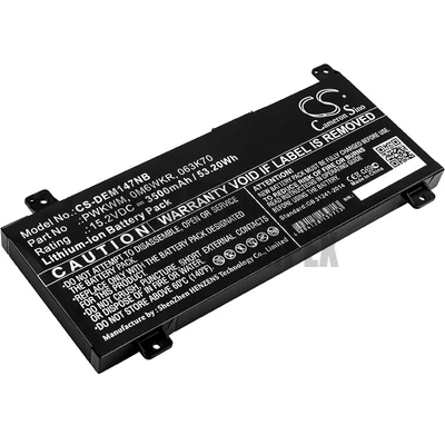 DELL Inspiron 14 7466 15.2V 3500mAh Li-ion notebook/laptop akku/akkumulátor