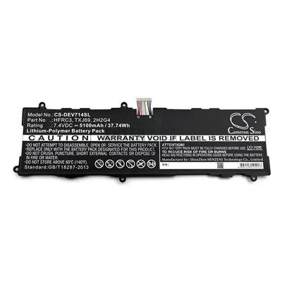 Dell Venue 11 Pro 7140 Tablet series 2H2G4 HFRC3 TXJ69 7.4V 5100mAh 38Wh 4 cella notebook/laptop akku/akkumulátor utángyártott