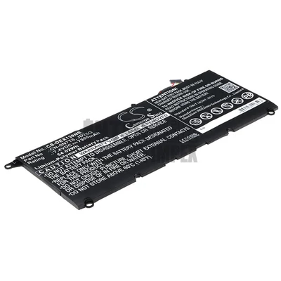 DELL XPS 13 2015 9343 9350 13-9343 13-9350 13D-9343 XPS13D-9343 XPS9343 series 0DRRP 0N7T6 5K9CP 90V7W CN-0N7T6 DIN02 JD25G JHXPY RWT1R 7.4V 7300mAh 54Wh fekete notebook/laptop akku/akkumulátor utángyártott