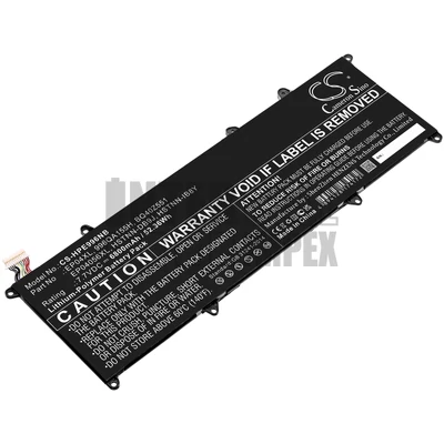 HP Elite Dragonfly G1 G2 Max 8MK79EA series EP04056XL EP04XL HSTNN-DB9J HSTNN-IB8Y L52448-1C1 L52448-241 L52581-005 7.7V 6800mAh 52Wh Li-Polymer fekete notebook/laptop akku/akkumulátor utángyártott