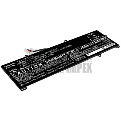 HP Pavilion 13-AN 13-AN0006TU series HSTNN-DB8U HSTNN-IB8Q L27868-1C1 L27868-2D1 L28076-005 MM02037XL MM02XL 7.6V 4750mAh 36.10Wh Li-Polymer fekete notebook/laptop akku/akkumulátor utángyártott