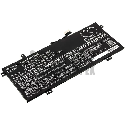 HP Chromebook X360 12B-CA series HSTNN-LB8P L63999-421 L64430-005 MD02XL 7.7V 4950mAh 38.12Wh Li-Polymer notebook/laptop akku/akkumulátor utángyártott