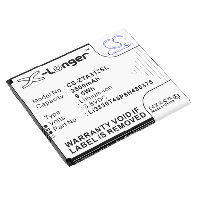 ZTE Blade A31 2021 Plus series Li3830T43P8H486375 3.7V 2500mAh utángyártott akku/akkumulátor