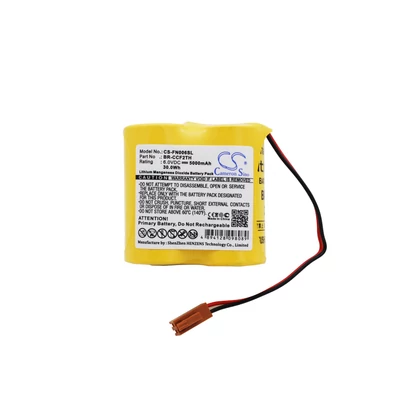 Cutler Hammer A06 GE Fanuc A98L-0001-0902 A06B-6073-K001 Panasonic BR-CCF2TH BR-CCF2TE series 6V 5000mAh 30Wh Li-MnO2 PLC controller akkumulátor utángyártott