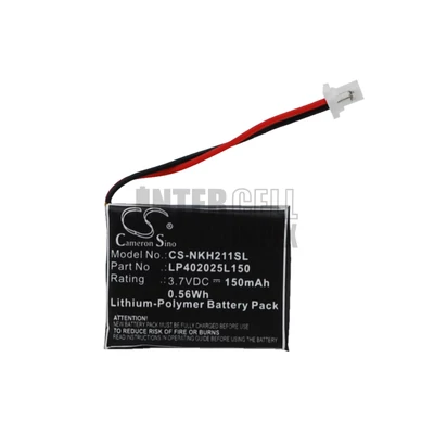 Nokia HS-21W series LP402025L150 3,7V Li-Polymer 150mAh / 0.56Wh Wireless Headset/Fülhallgató akkumulátor utángyártott