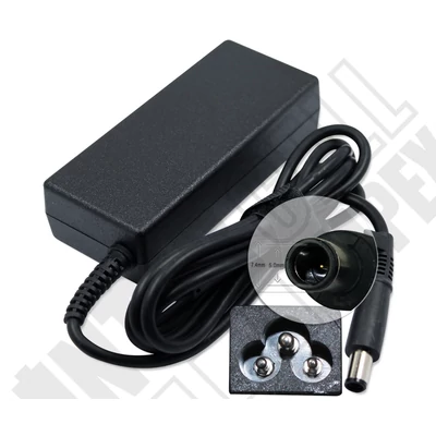 HP Compaq 6710b 7.4*5.0mm + 0.6mm pin 18.5V 3.5A 65W fekete notebook/laptop hálózati töltő/adapter utángyártott