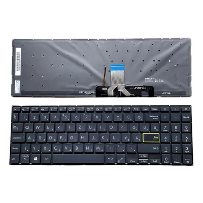 Asus VivoBook X521 X521EA X521EQ X521FA X521FL S533 S533E S533EA S533F S533FL M533I M533IA E510M E510MA L510M L510MA háttérvilágítással (backlit) magyar (HU) laptop/notebook billentyűzet gyári fekete