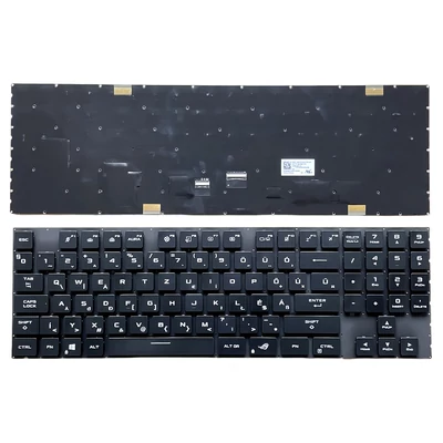 Asus ROG Zephyrus S17 GX703 GX703H GX703HM GX703HR GX703HS Gaming Multi-color háttérvilágítással (backlit) magyar (HU) laptop/notebook billentyűzet gyári