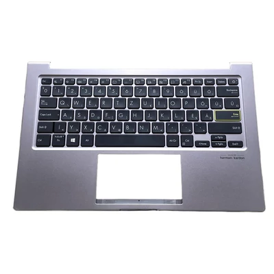 Asus VivoBook S13 X321JA S333JA S333EA series 90NB0Q54-R31HU0 háttérvilágítással (backlit) szürke (gray) burkolattal (topcase) magyar (HU) laptop/notebook billentyűzet gyári