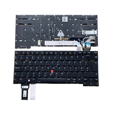Lenovo Thinkpad T14s G2 Gen 2 Thinkpad P1 G4 G5 Gen 4 Gen 5 Thinkpad X1 Extreme G4 G5 Gen 4 Gen 5 series trackpointtal (pointer) háttérvilágítással (backlit) magyar (HU) fekete laptop/notebook billentyűzet gyári