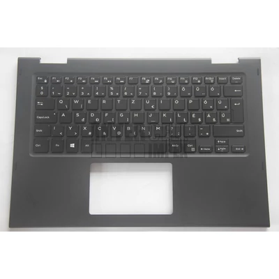 Dell Latitude 3390 háttérvilágítással (backlit) fekete sötét szürke burkolattal (topcase) magyar (HU) laptop/notebook billentyűzet