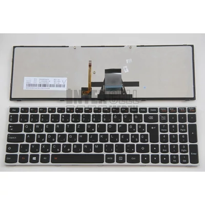 Lenovo IdeaPad Z50-70 háttérvilágítással (backlit) ezüst magyar (HU) laptop/notebook billentyűzet