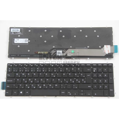 Dell Inspiron 5565 5567 5570 5575 5665 5765 5767 7559 7566 7567 7779 7778 Vostro 15 5568 3580 Latitude 3590 series TJRHX 0TJRHX háttérvilágítással (backlit) fekete magyar (HU) laptop/notebook billentyűzet keret nélkül