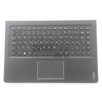 Lenovo Yoga 900-13ISK series háttérvilágítással (backlit) fekete burkolattal (topcase) touchpaddel magyar (HU) laptop/notebook billentyűzet