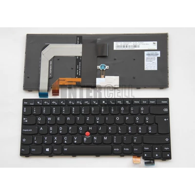 Lenovo Thinkpad T460s T470s Thinkpad 13 Gen 2 (Type 20J1 20J2) series háttérvilágítással (backlit) trackpointtal (pointer) fekete magyar (HU) laptop/notebook billentyűzet