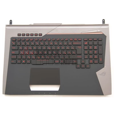 Asus ROG G752V G752VL G752VT G752VY G752VW series fekete-ezüst burkolattal (topcase) háttérvilágítással (backlit) magyar (HU) laptop/notebook billentyűzet