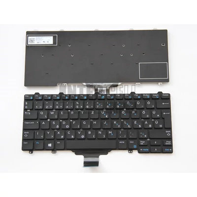 Dell Latitude E5270 E7270 series fekete magyar (HU) laptop/notebook billentyűzet