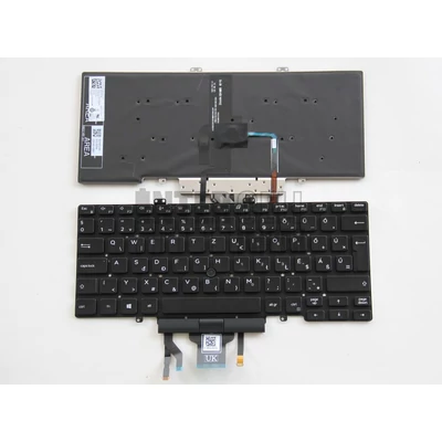 Dell Latitude 5400 5401 series háttérvilágítással (backlit) trackpointtal (pointer) fekete magyar (HU) laptop/notebook billentyűzet