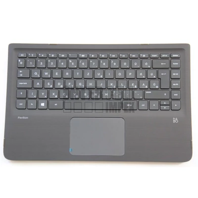 HP Pavilion x360 13-s series háttérvilágítással (backlit) fekete burkolattal (topcase) touchpaddel magyar (HU) laptop/notebook billentyűzet