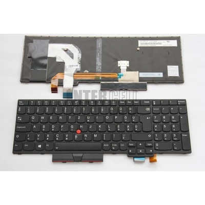 Lenovo Thinkpad T570 T580 P51s P52s series háttérvilágítással (backlit) trackpointtal (pointer) fekete magyar (HU) laptop/notebook billentyűzet