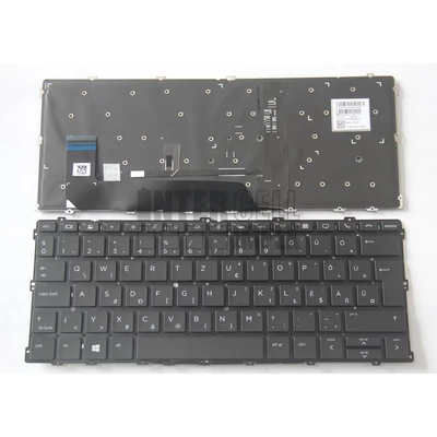 HP EliteBook X360 1020 G2 1030 G2 1030 G3 1030 G4 háttérvilágítással (backlit) fekete magyar (HU) laptop/notebook billentyűzet gyári